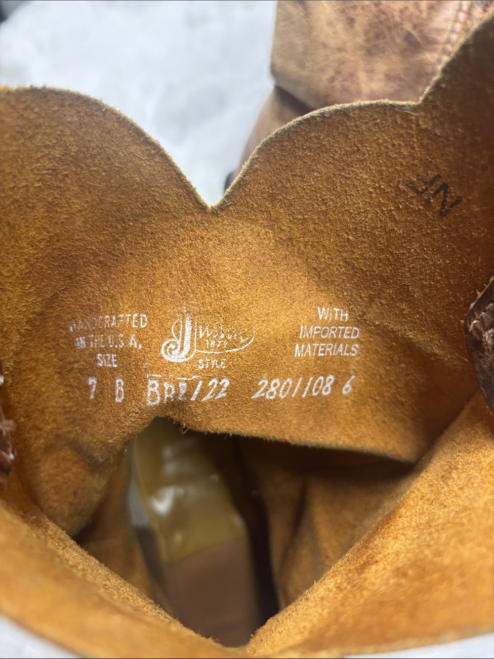 Justin Boots Brown leather Western Boots - Picture 2 of 6